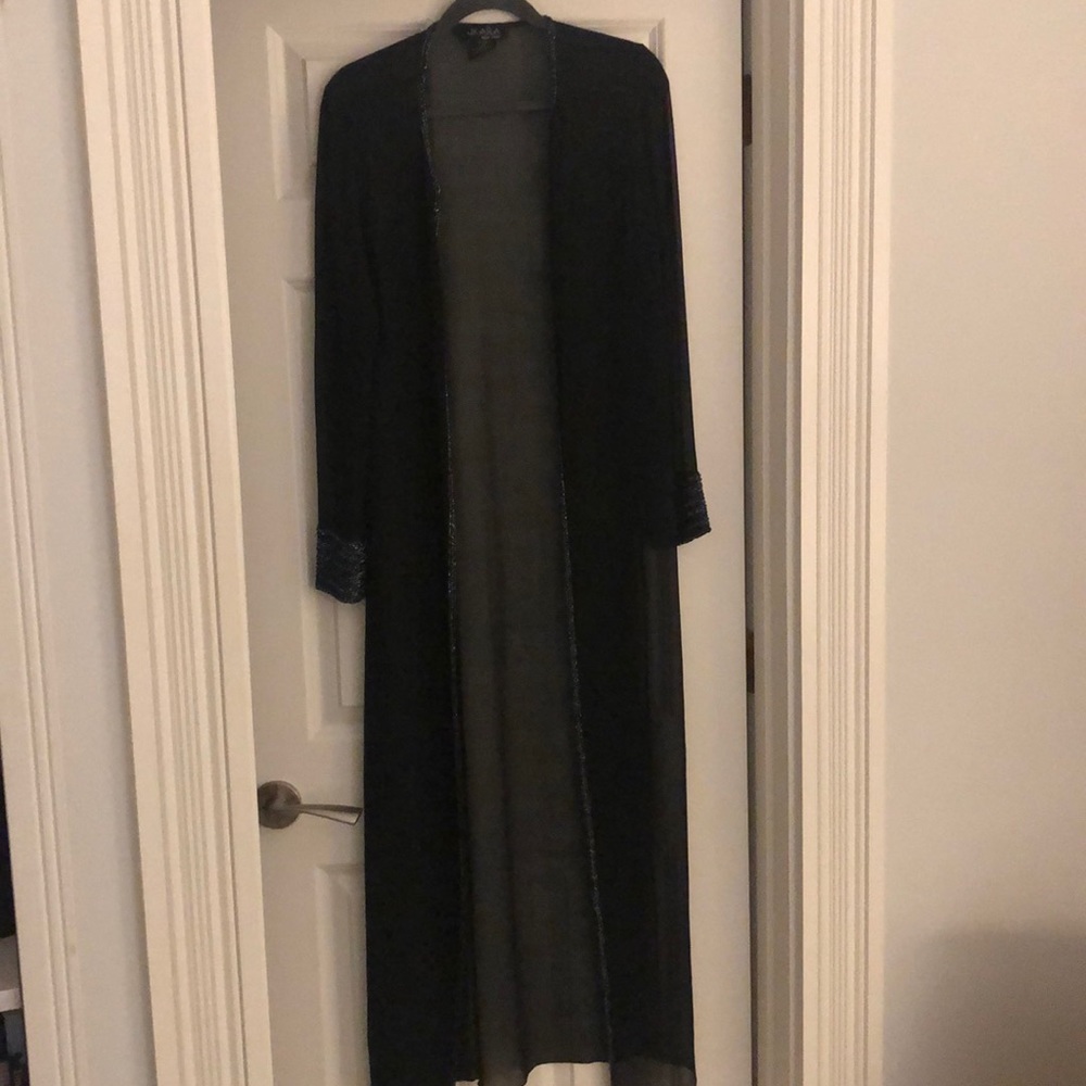Jkara sheer black cardigan